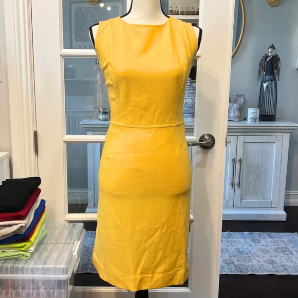 Union Made Yellow Sleeveless Cut Out Dress 8 - Picture 2 of 13